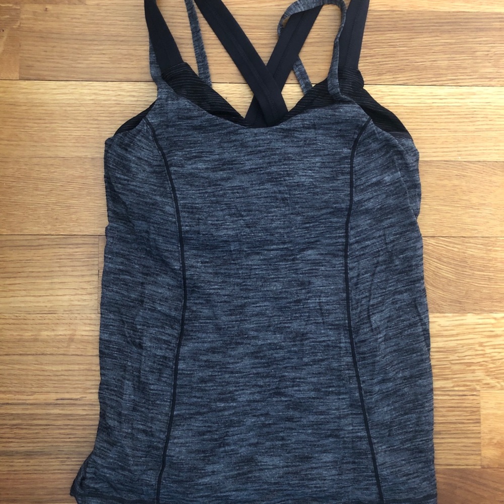 Gray Lululemon tank top